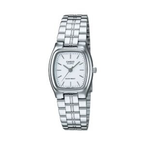 Casio LTP-1169D-7AR - ساعة كاسيو نسائية ستيل مينا أبيض