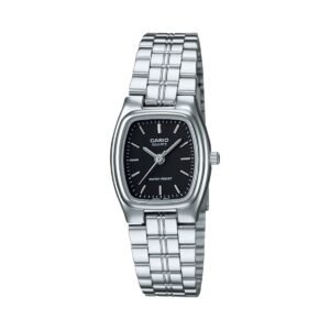 Casio LTP-1169D-1AR - ساعة كاسيو نسائية ستيل مينا أسود