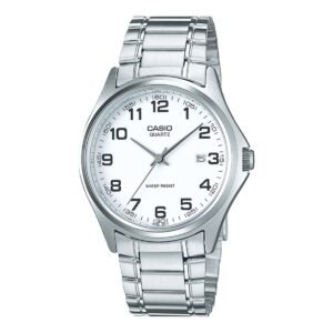 Casio MTP-1183A-7B - ساعة كاسيو رجالية ستيل مينا أبيض