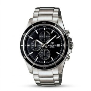 CASIO EFR-526D-1AVUDF - ساعة كاسيو رجالية إديفيس كرونوغراف ستيل مينا أسود